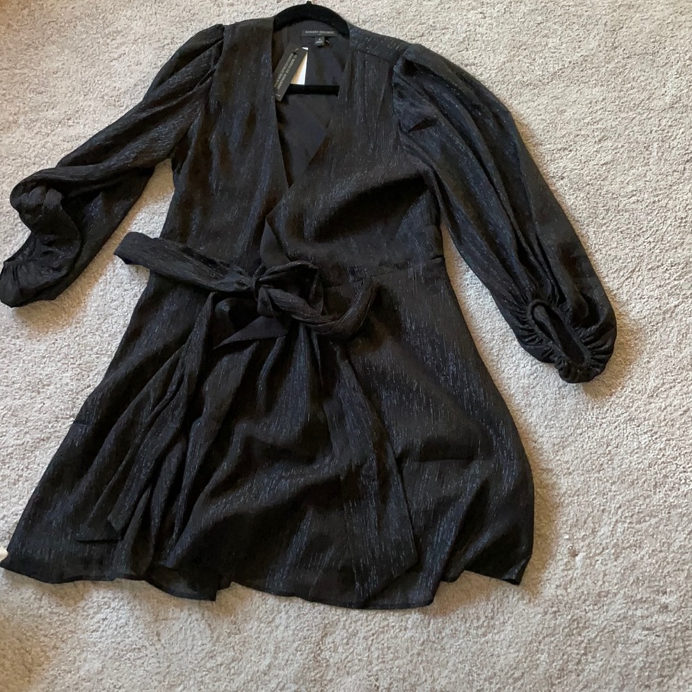 Black shimmery mini Dress